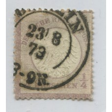 ALEMANIA 1872 Yv. 01 ESTAMPILLA USADA EN PERFECTO ESTADO € 120